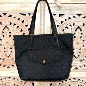 NWT Michael Kors Jet Set Tote Purse Black